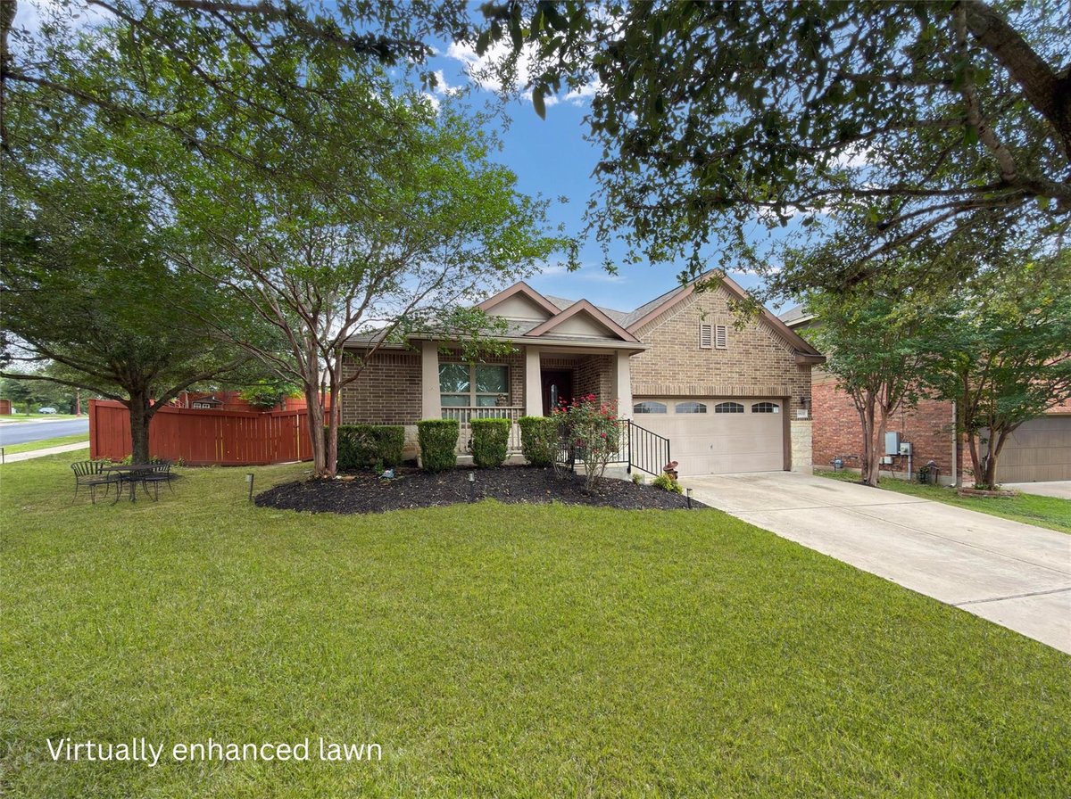 View 19600 Maiden Grass DR in Falcon Pointe Sec 4-South 19600 Maiden Grass DR - front exterior - Luxury home in Falcon Pointe Sec 4-South, Pflugerville, TX