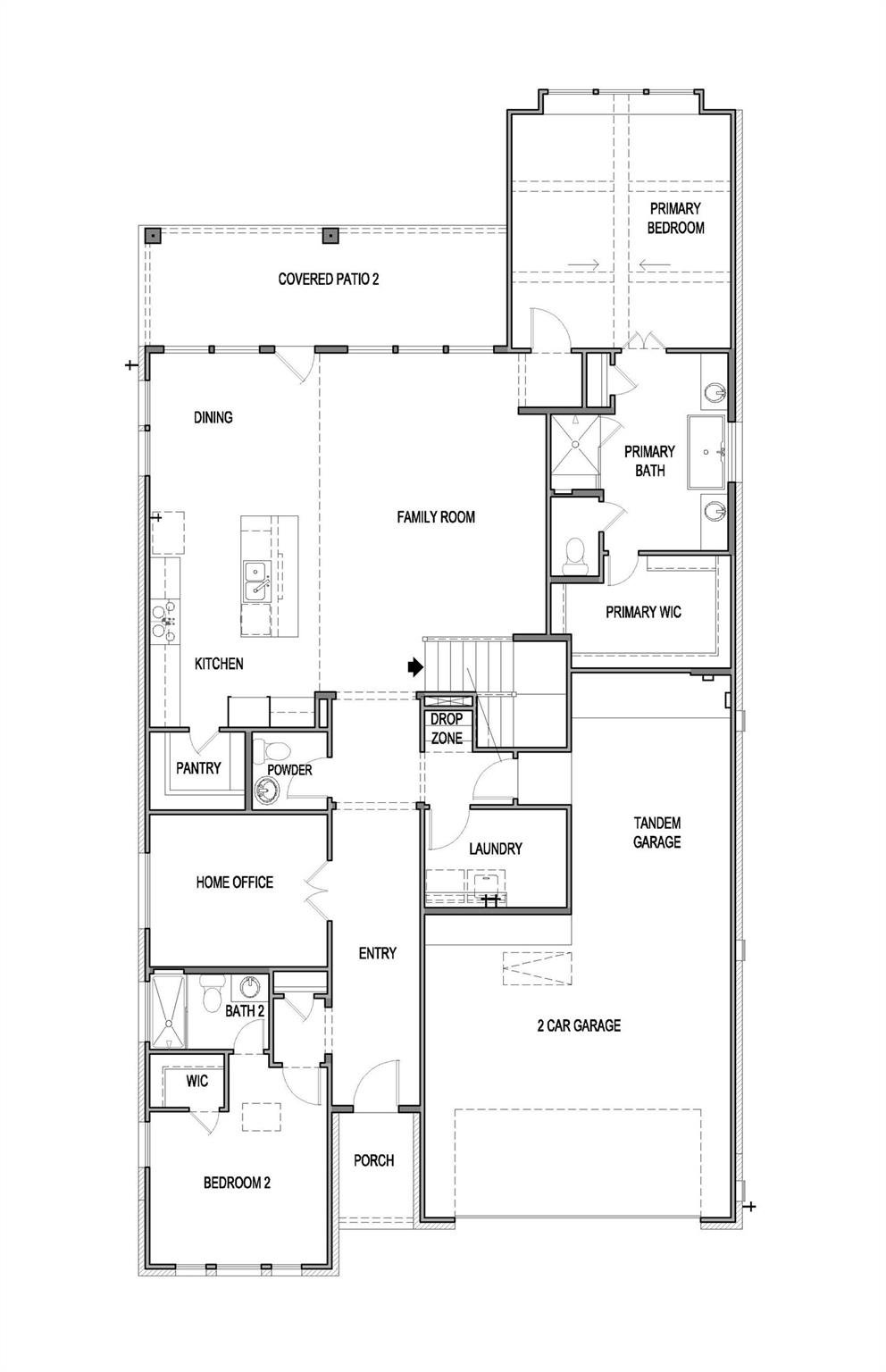 Living area at 19609 Judys Vw - 4 bed 3 bath home