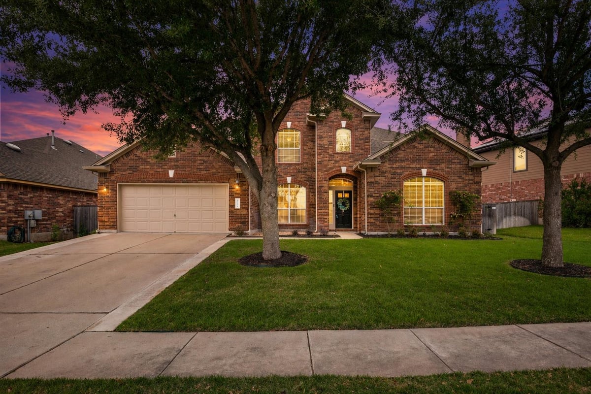 View 19612 Moorlynch Ave in Avalon 19612 Moorlynch Ave - front exterior - Luxury home in Avalon, Pflugerville, TX
