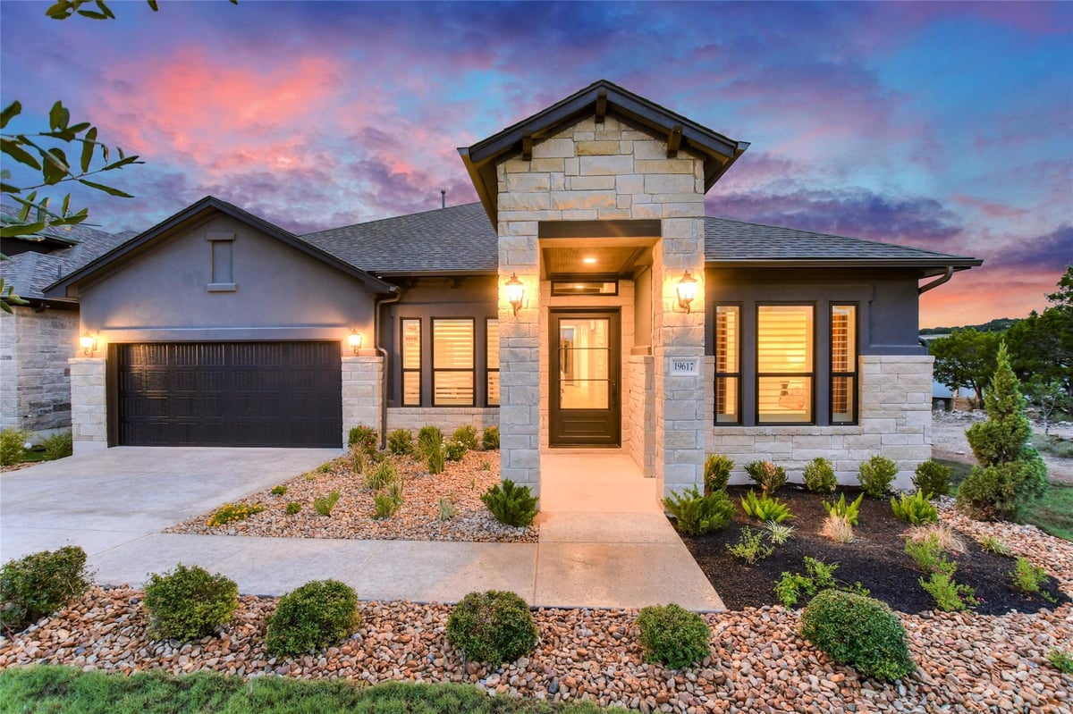 View 19617 Serenity Ln in The Hollows Sec 1 19617 Serenity Ln - front exterior - Luxury home in The Hollows Sec 1, Lago Vista, TX