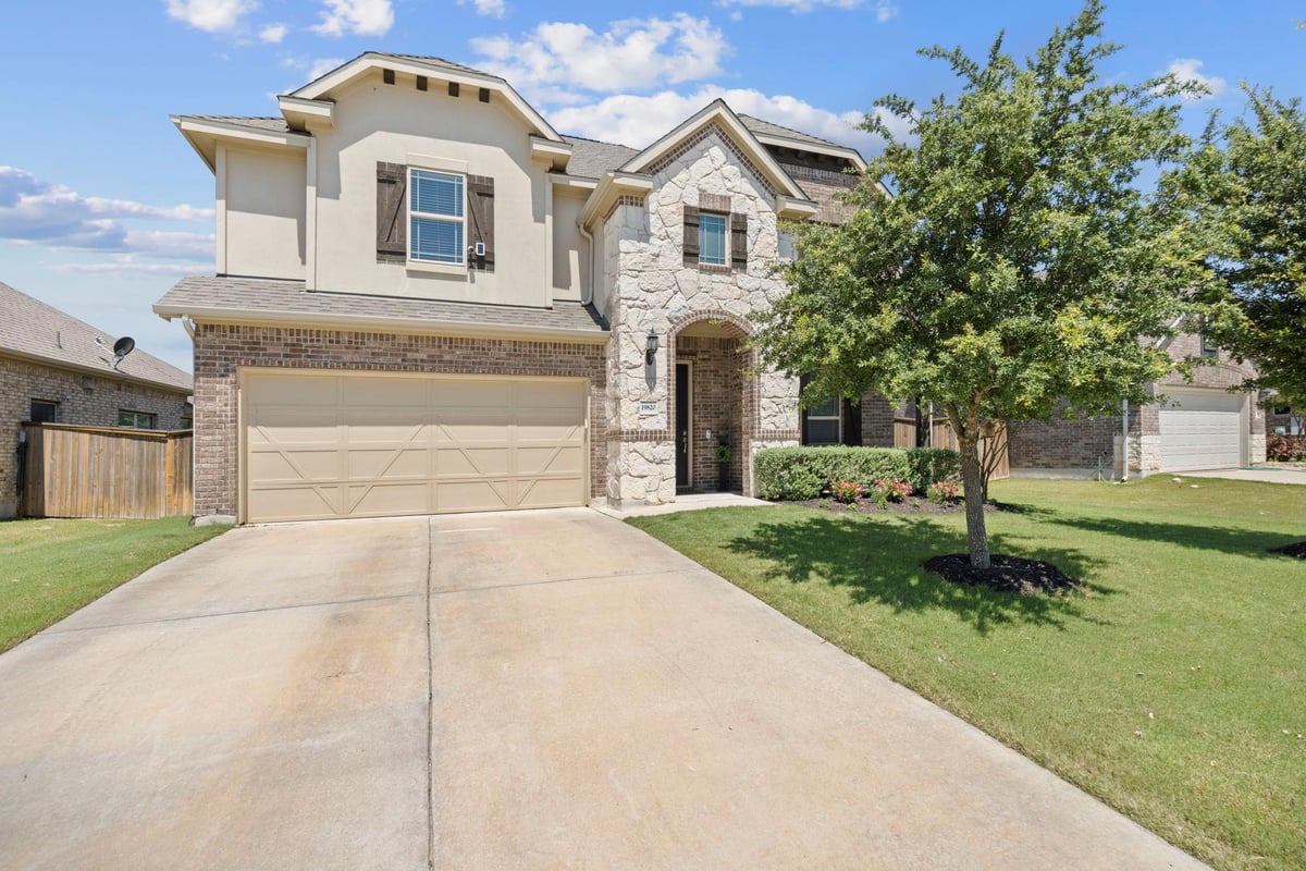 View 19820 E Rhiannon LN in Avalon Ph 12A 19820 E Rhiannon LN - front exterior - Luxury home in Avalon Ph 12A, Pflugerville, TX