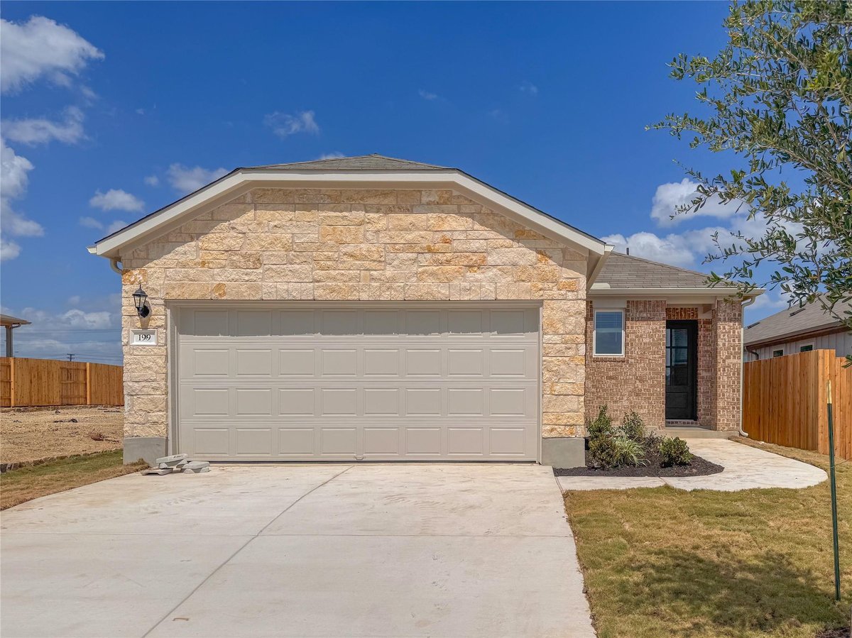 View 199 Bayou Mint BLVD in Sunfield 199 Bayou Mint BLVD - front exterior - Luxury home in Sunfield, Buda, TX