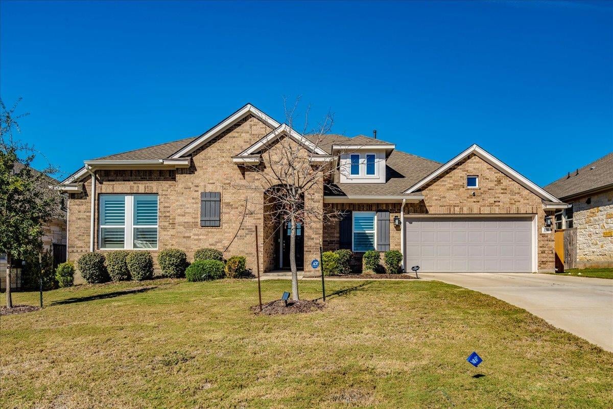 View 200 Christi Ct in Cypress Forest Ph 3 Sec B 200 Christi Ct - front exterior - Luxury home in Cypress Forest Ph 3 Sec B, Kyle, TX