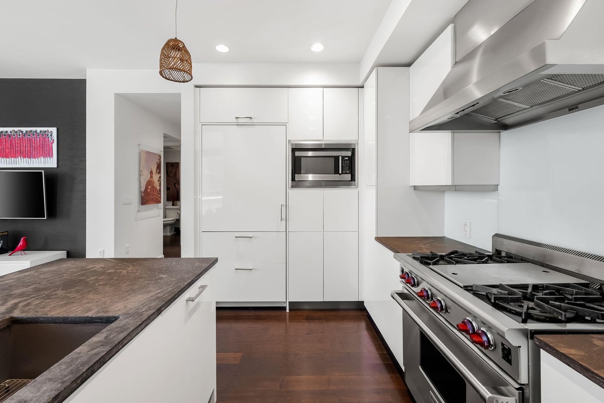 Primary bedroom at 200 Congress Ave Unit #14C - 2 bed 2 bath home