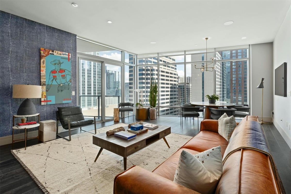 200 Congress Ave Unit #15D - front exterior - Luxury home in Austonian Condo Community, Austin, TX