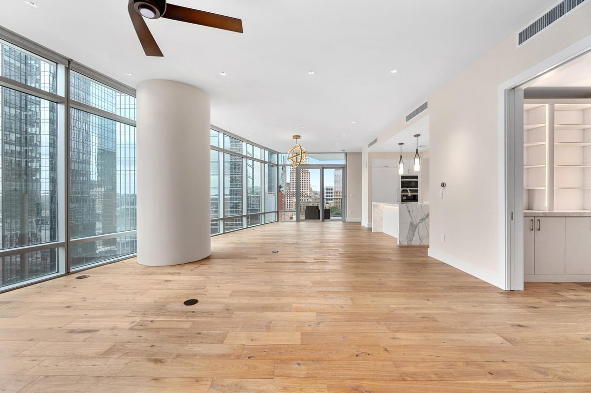 200 Congress Ave Unit #15E - front exterior - Luxury home in Austonian Condo Community, Austin, TX