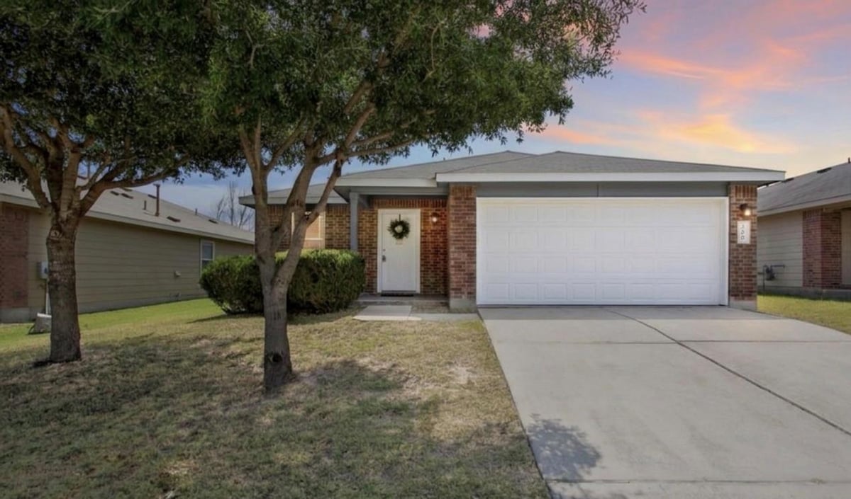 View 200 Firebush Way in Green Meadows Sec 2A 200 Firebush Way - front exterior - Luxury home in Green Meadows Sec 2A, Buda, TX