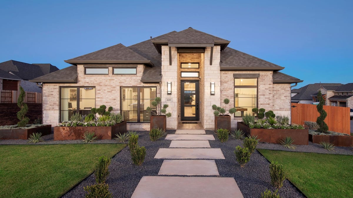 View 200 Gary Wayne Dr in Lariat 200 Gary Wayne Dr - front exterior - Luxury home in Lariat, Liberty Hill, TX