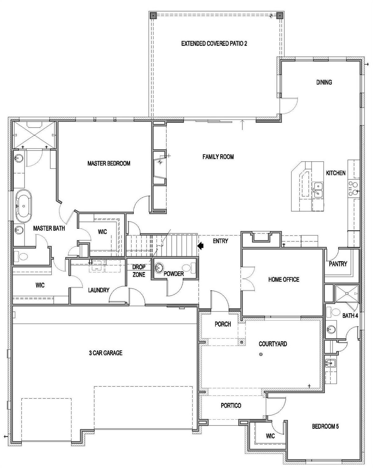 Living area at 200 Kiser Rd - 5 bed 4 bath home
