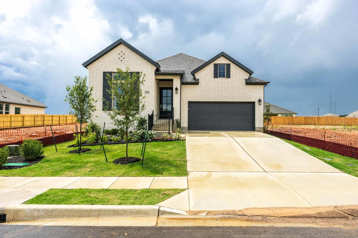 View 200 Montecido DR in Santa Rita Ranch 200 Montecido DR - front exterior - Luxury home in Santa Rita Ranch, Liberty Hill, TX