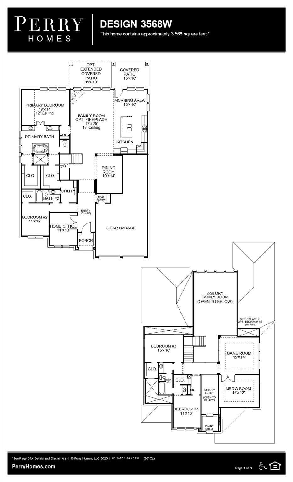 Living area at 200 Sheepdog Dr - 5 bed 4 bath home