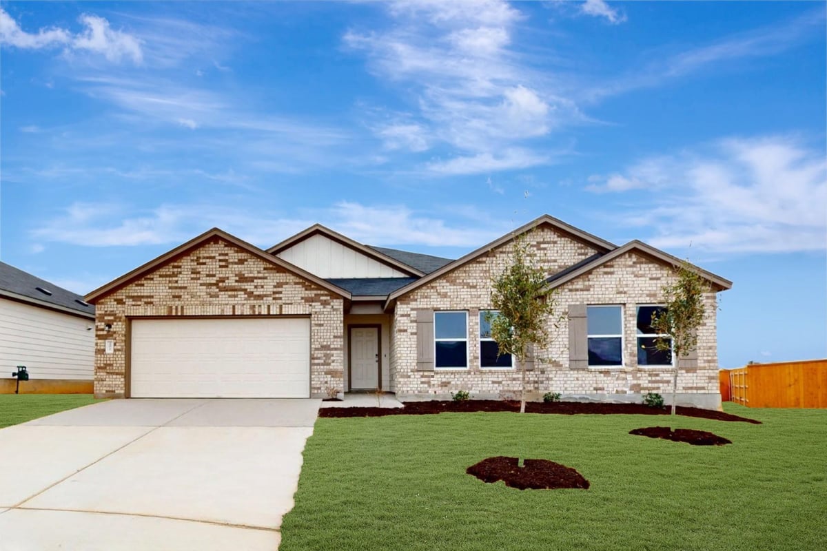 View 20017 Schatz Way in Carillon 20017 Schatz Way - front exterior - Luxury home in Carillon, Manor, TX