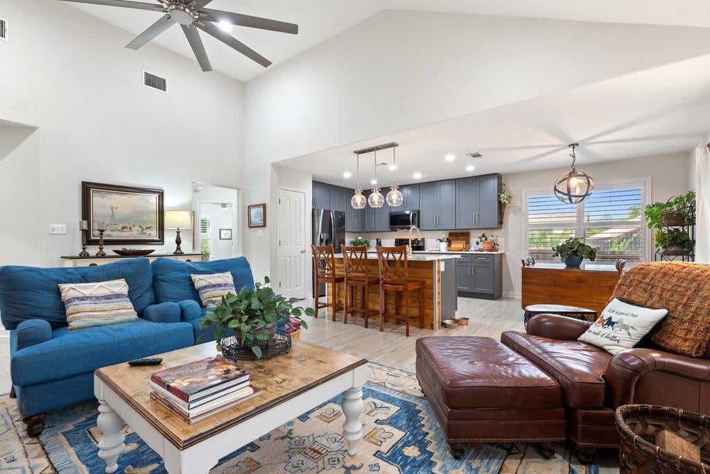 Living area at 2003 Rain Water Dr - 3 bed 2 bath home