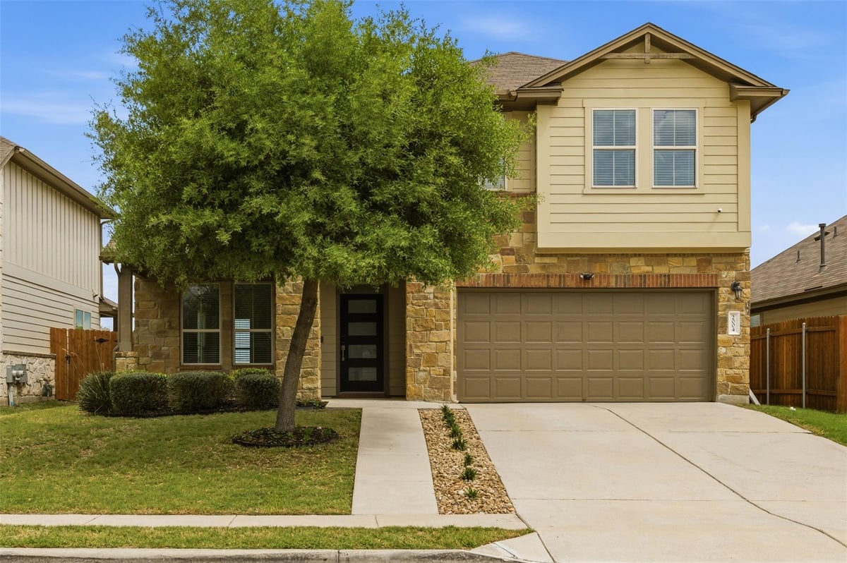 View 2004 Garretts Way in Hills Of Bear Creek Sec 1 2004 Garretts Way - front exterior - Luxury home in Hills Of Bear Creek Sec 1, Manchaca, TX