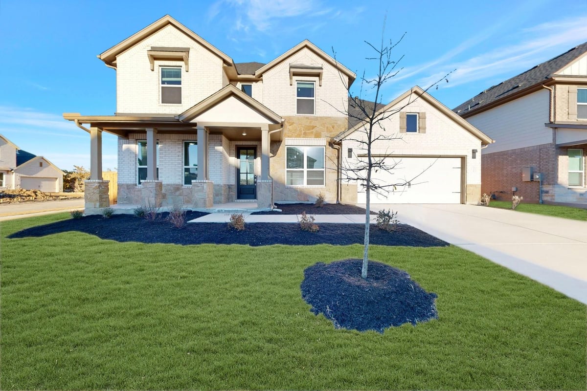View 2008 Lolo Ln in Barksdale 2008 Lolo Ln - front exterior - Luxury home in Barksdale, Leander, TX