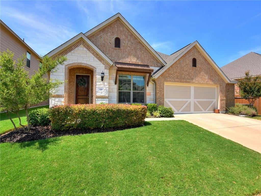 View 201 Bluehaw DR 201 Bluehaw DR - front exterior - Luxury home in Georgetown, TX