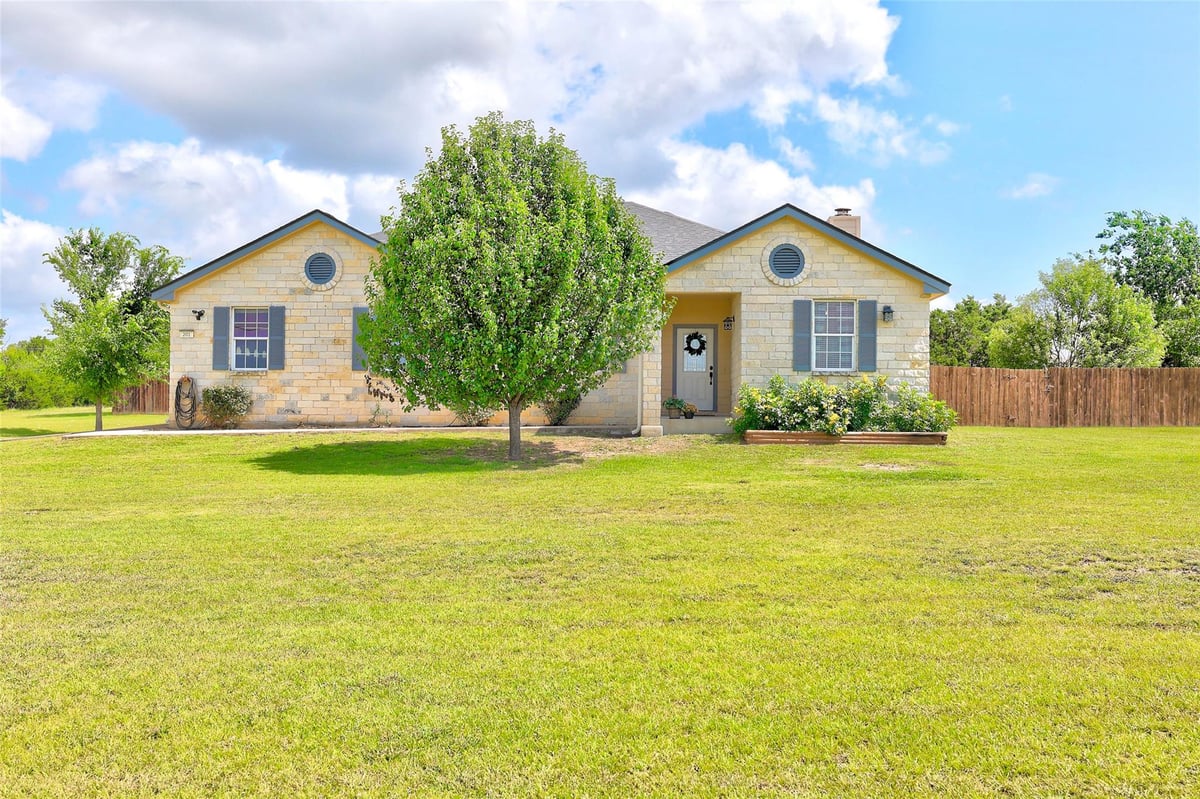 View 201 Christine LN in Ancient Oaks Sec 1 201 Christine LN - front exterior - Luxury home in Ancient Oaks Sec 1, Liberty Hill, TX