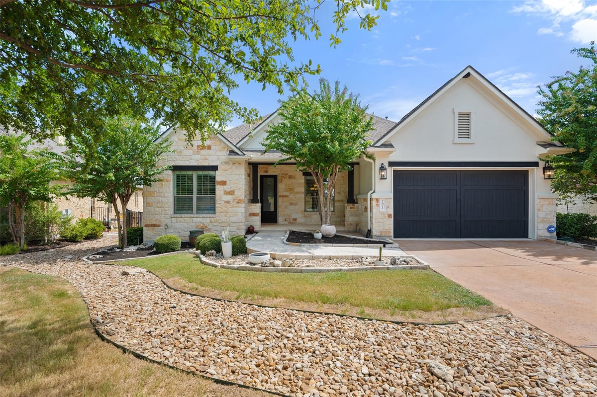 View 201 Glenfiddich Ln in Lakeway Highlands Ph 01 Sec 02 201 Glenfiddich Ln - front exterior - Luxury home in Lakeway Highlands Ph 01 Sec 02, Austin, TX