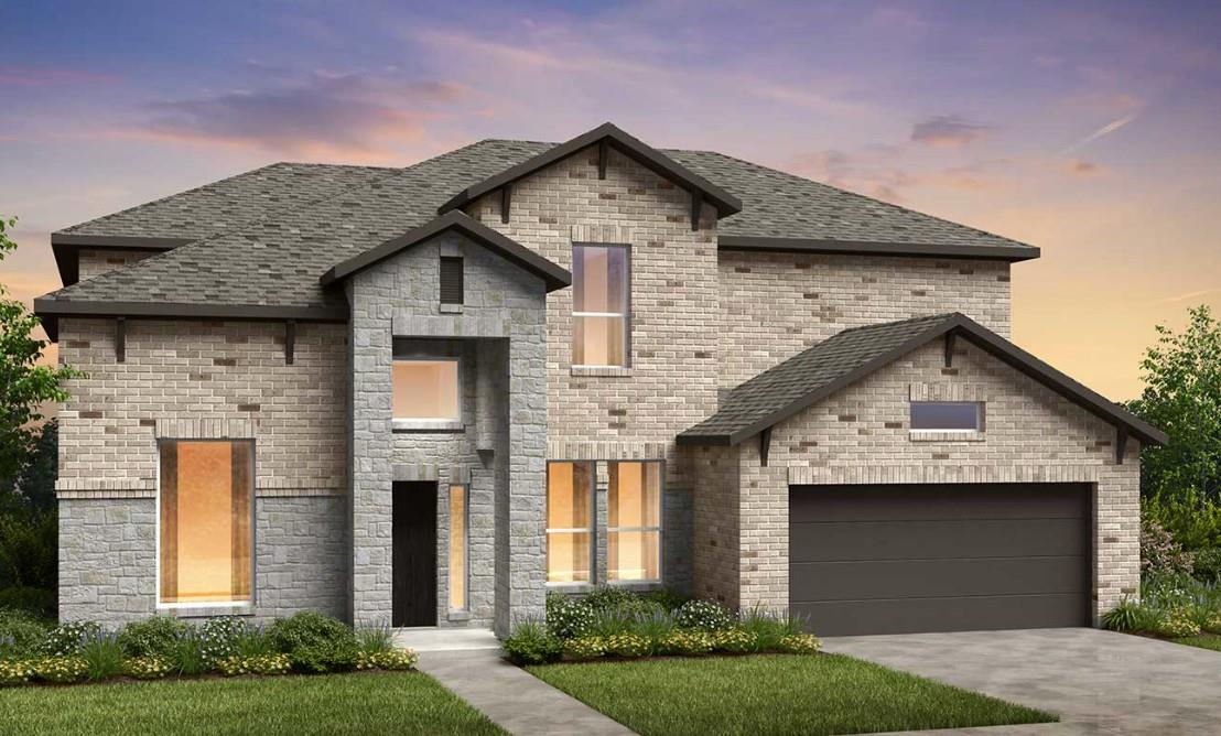 View 201 Las Posas Dr in Santa Rita Ranch 201 Las Posas Dr - front exterior - Luxury home in Santa Rita Ranch, Liberty Hill, TX