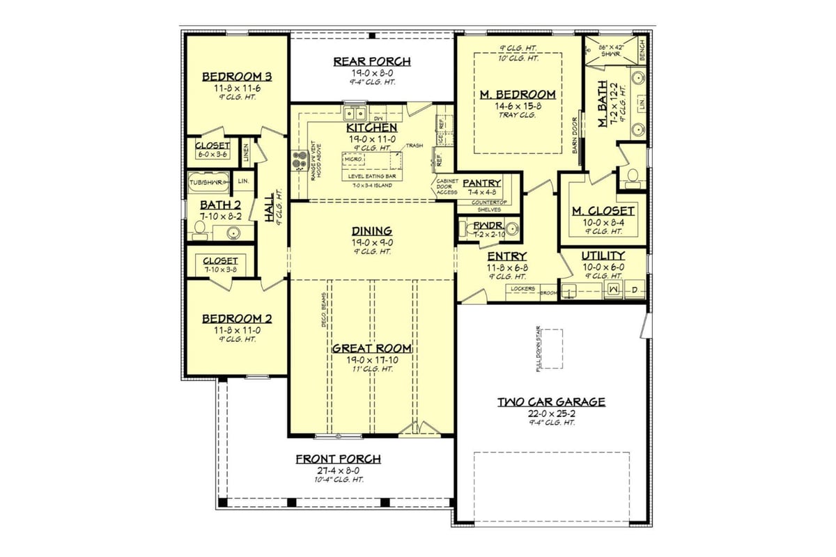 Living area at 201 Legacy Oaks Ranch Dr - 3 bed 2 bath home