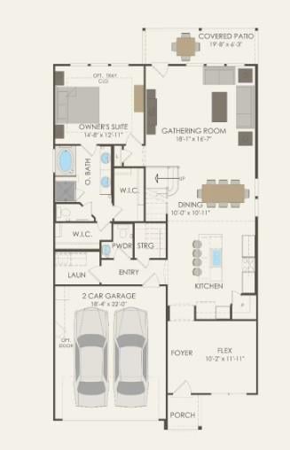 Primary bedroom at 201 Singing Dove Way - 4 bed 3 bath home
