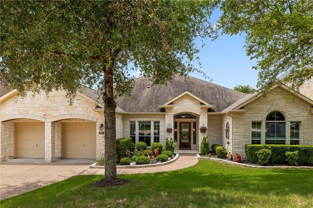 View 201 Torrington Dr in Belterra Ph II Sec 9b 201 Torrington Dr - front exterior - Luxury home in Belterra Ph II Sec 9b, Austin, TX