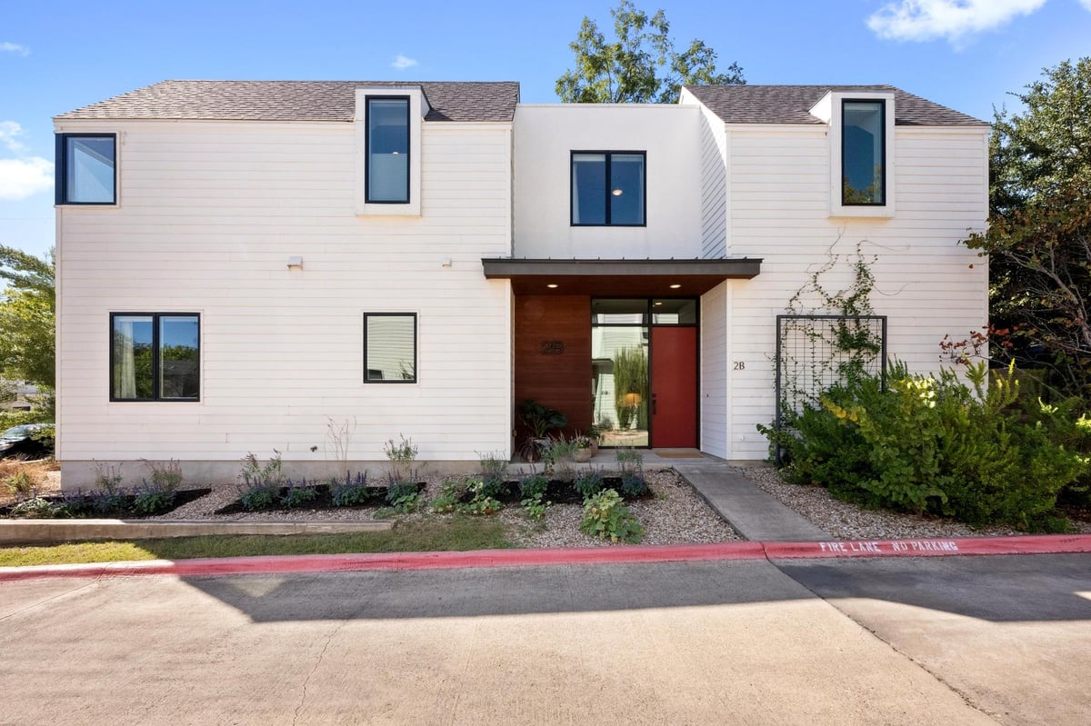 View 2010 Goodrich Ave Unit #2B in 2010 Goodrich Condo Ame 2010 Goodrich Ave Unit #2B - front exterior - Luxury home in 2010 Goodrich Condo Ame, Austin, TX