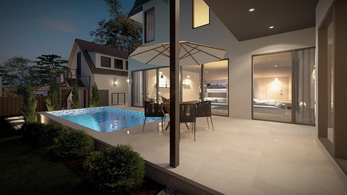 Primary bedroom at 2014 E 10th St - 6 bed 5 bath home