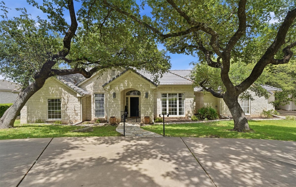 View 2016 Lakeway BLVD in Lakeway Sec 26 2016 Lakeway BLVD - front exterior - Luxury home in Lakeway Sec 26, Lakeway, TX