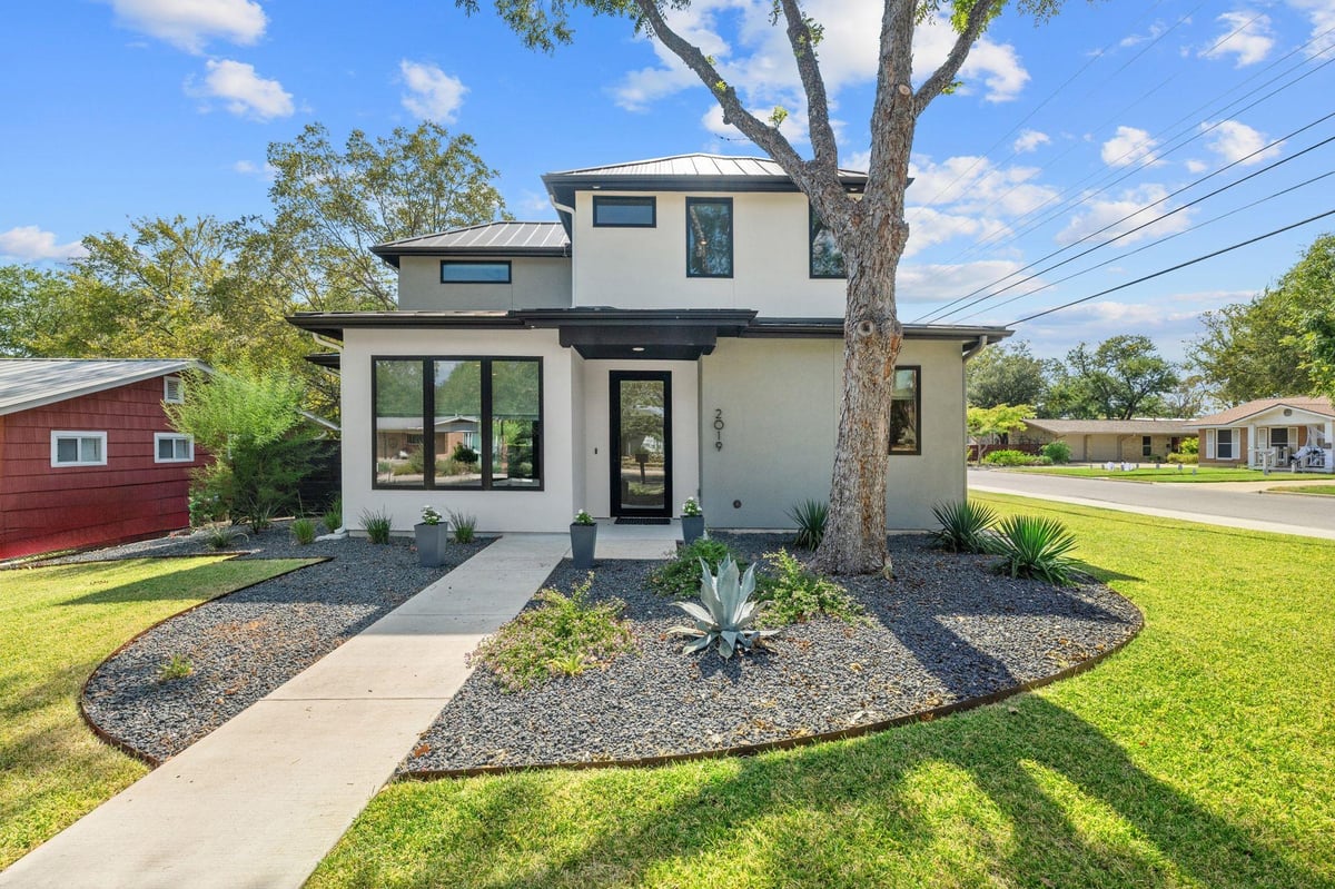 View 2019 Brentwood St in Brentwood Terrace 02 2019 Brentwood St - front exterior - Luxury home in Brentwood Terrace 02, Austin, TX