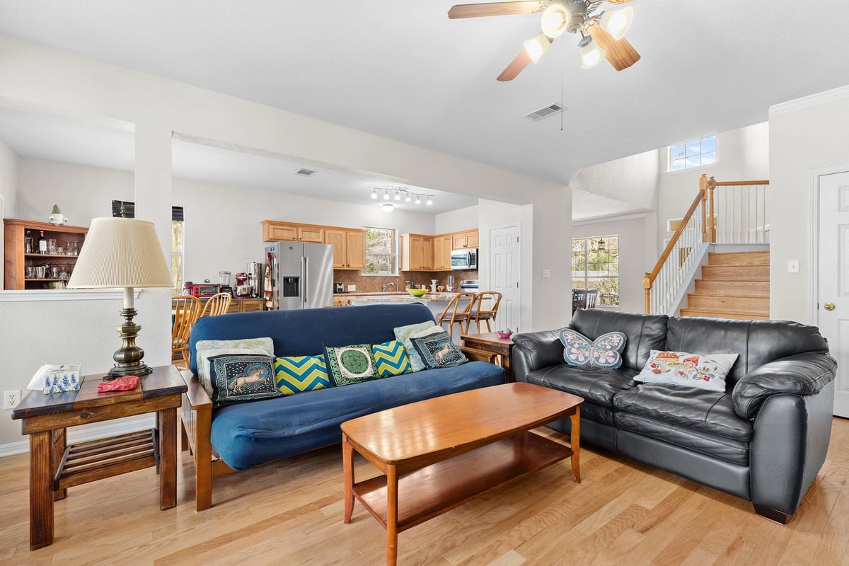 Primary bedroom at 202 The Oaks Blvd - 4 bed 3 bath home