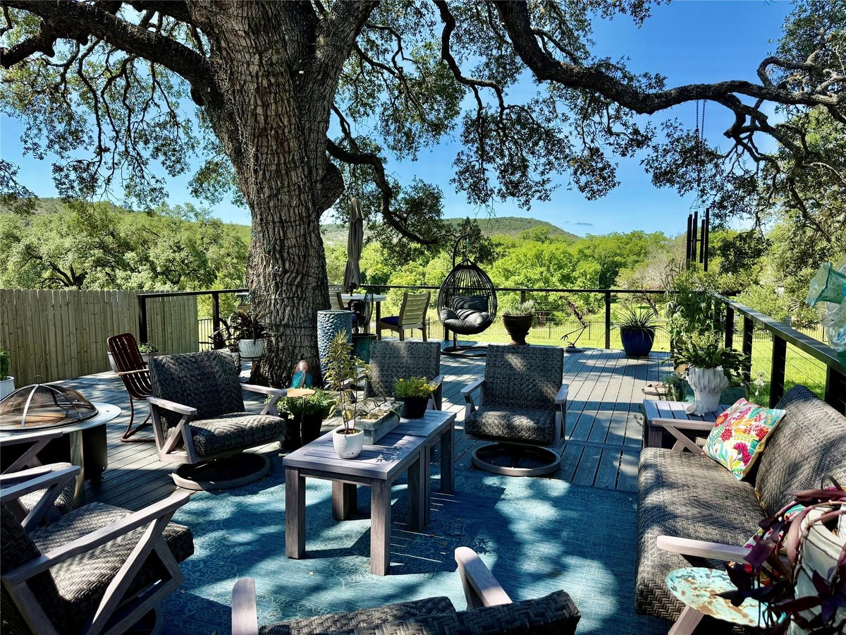 View 2028 Flite Acres RD in Flite Acres Sec 1 2028 Flite Acres RD - front exterior - Luxury home in Flite Acres Sec 1, Wimberley, TX