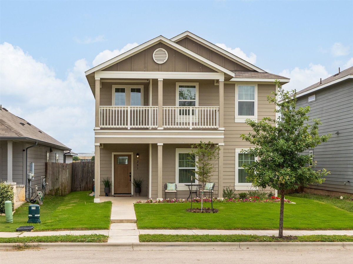 View 203 Combe DR in Brooklands Sec 1 203 Combe DR - front exterior - Luxury home in Brooklands Sec 1, Hutto, TX