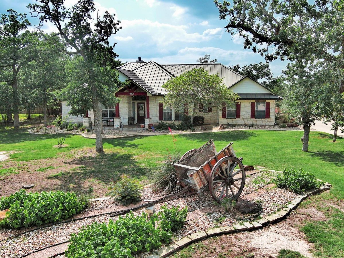 View 203 Wagon Way in The Colony 203 Wagon Way - front exterior - Luxury home in The Colony, Bastrop, TX