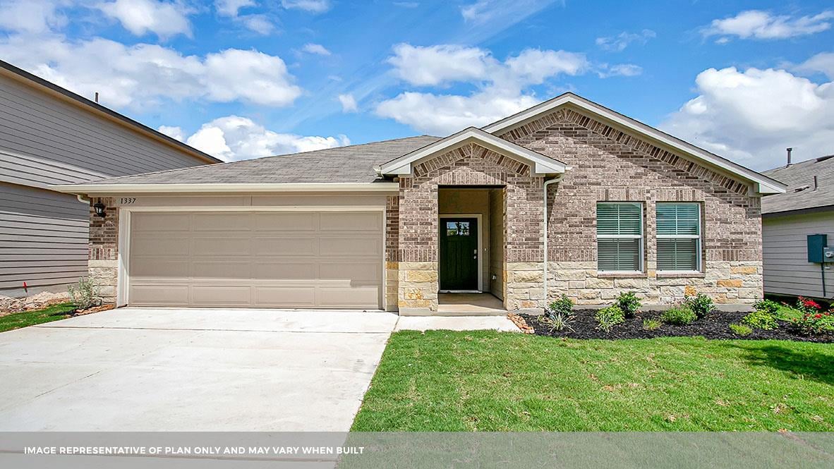 20337 Tuberville LN - front exterior - Luxury home in CARILLON, Manor, TX