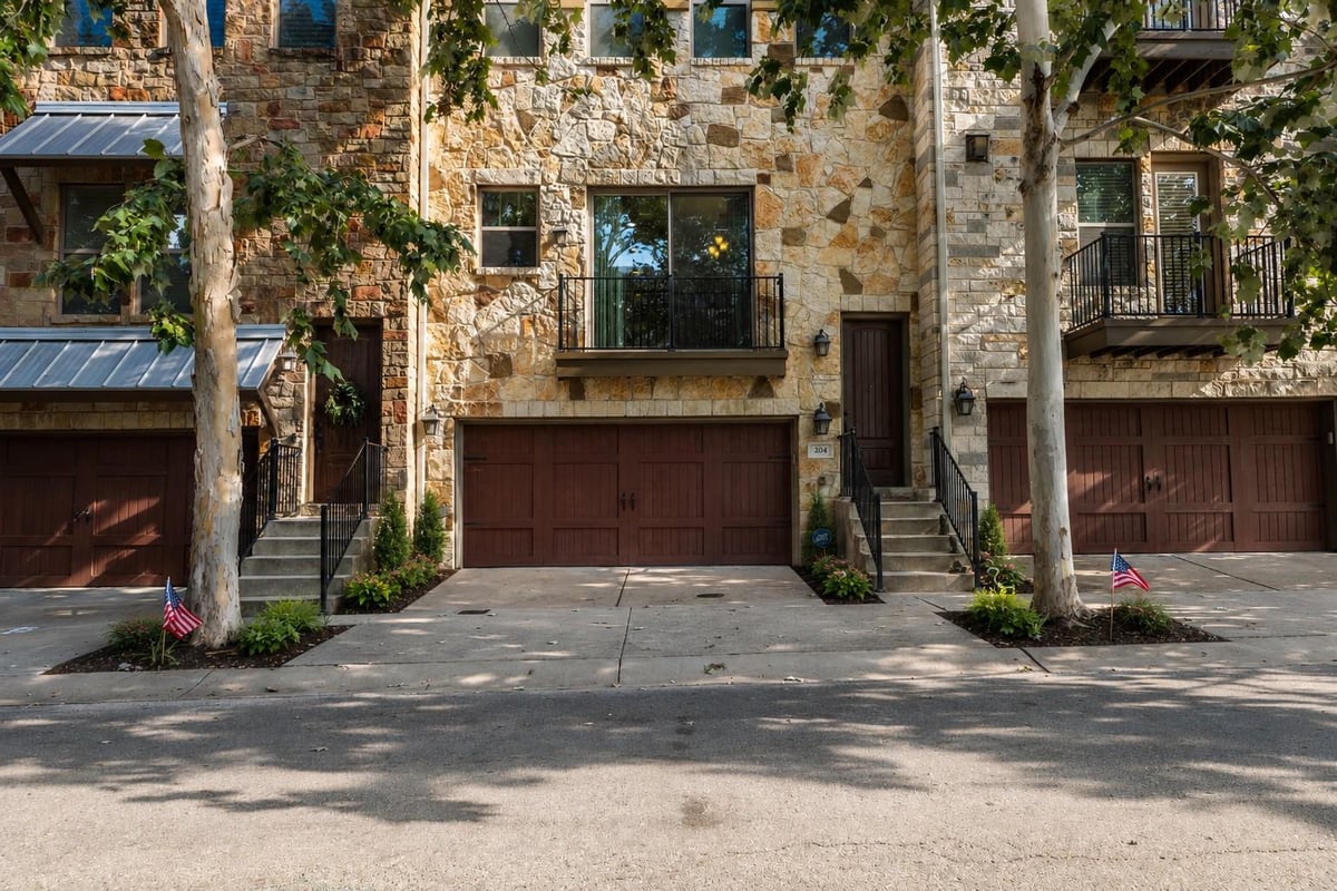 View 204 Adams ST in Brownstone at the Summit 204 Adams ST - front exterior - Luxury home in Brownstone at the Summit, Georgetown, TX