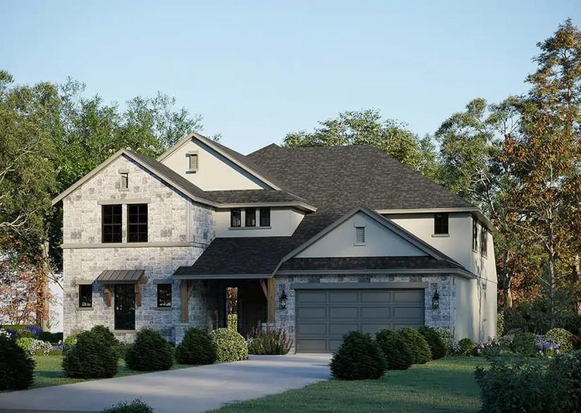 View 204 Medallion ST in Saddleback/Santa Rita Ranch Ph 204 Medallion ST - front exterior - Luxury home in Saddleback/Santa Rita Ranch Ph, Liberty Hill, TX