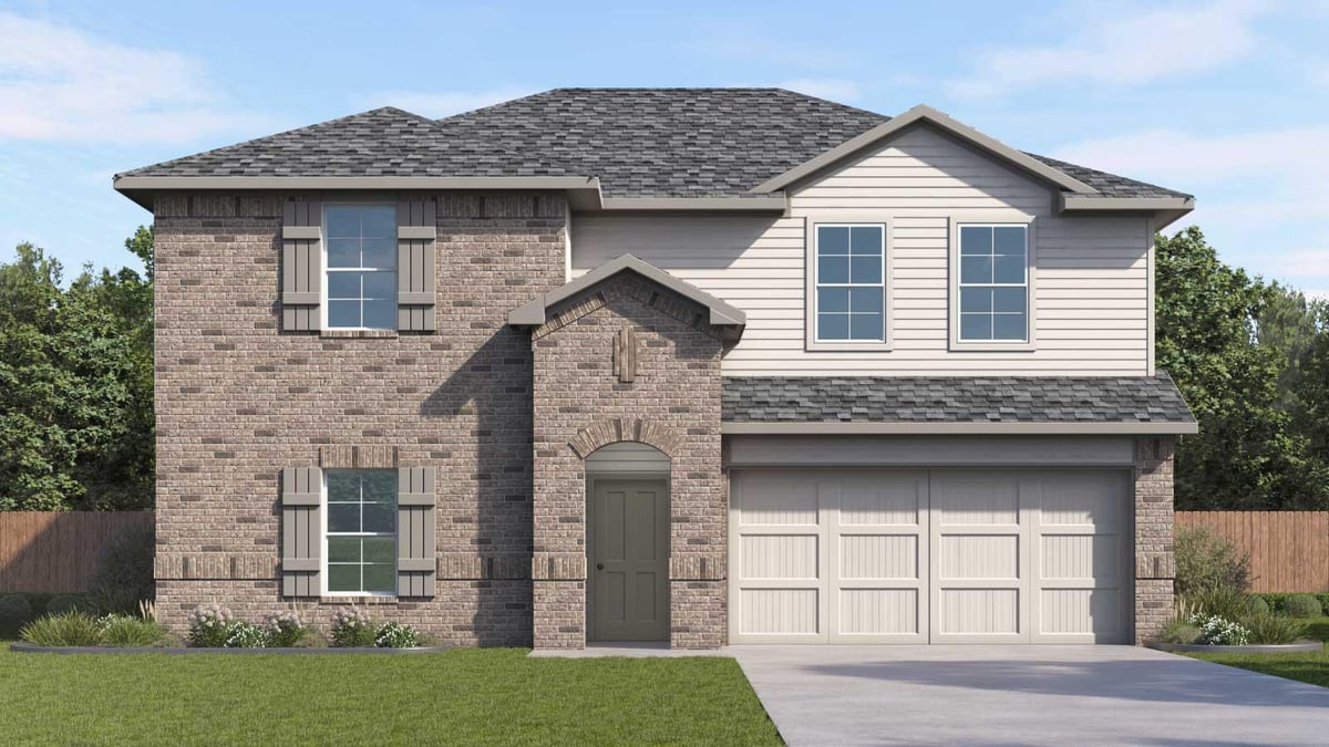 20401 Tuberville LN - front exterior - Luxury home in CARILLON, Manor, TX