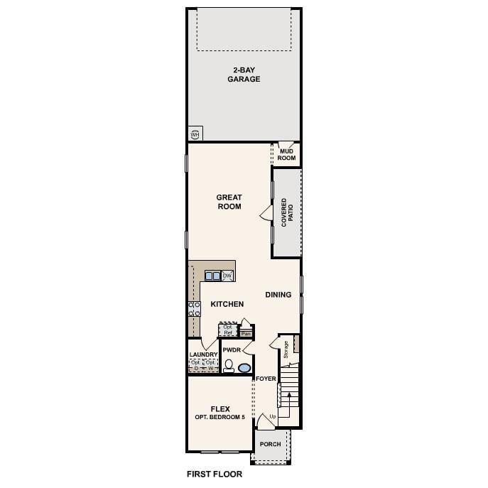 Living area at 2042 Alice Jay Way - 5 bed 3 bath home