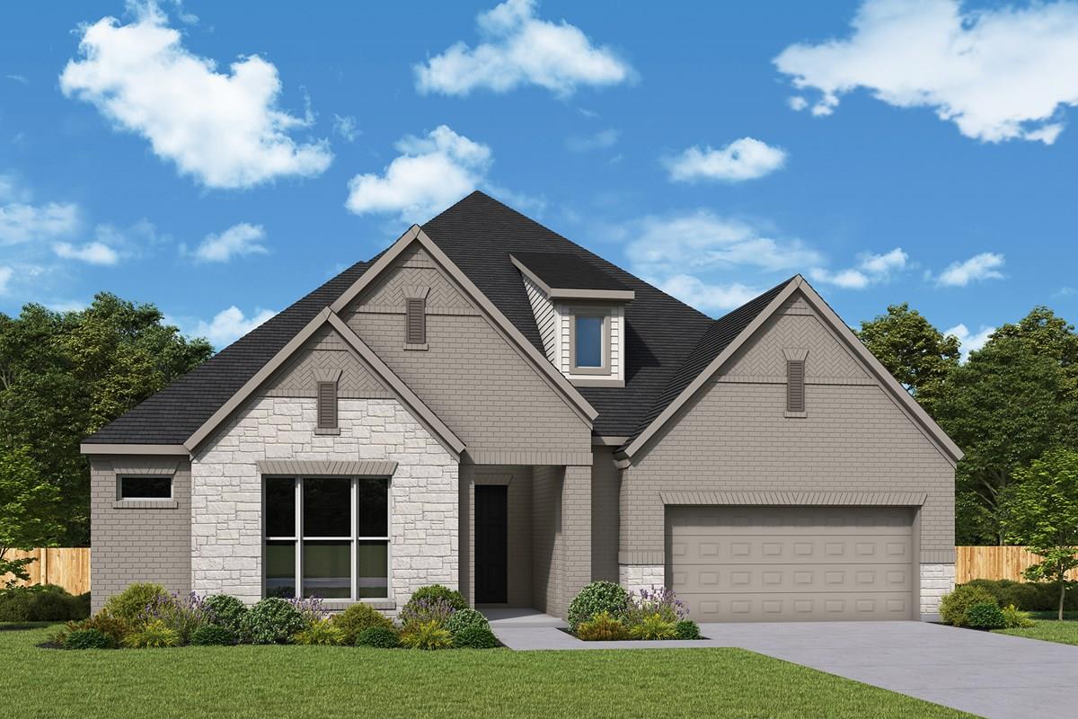 2045 Morning Mist DR - front exterior - Luxury home in Wolf Ranch - West Bend, Georgetown, TX