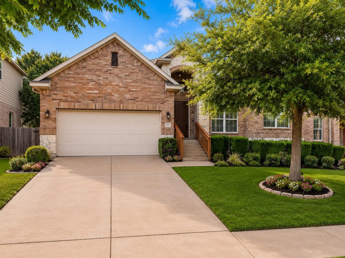 View 205 Kati LN in Walsh Trails Sec 4B 205 Kati LN - front exterior - Luxury home in Walsh Trails Sec 4B, Cedar Park, TX