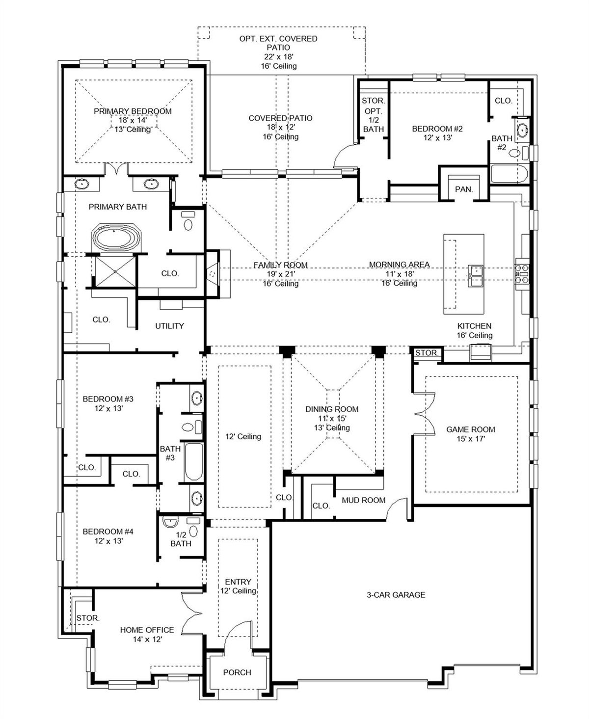 Living area at 205 Oswalt Way - 4 bed 3 bath home