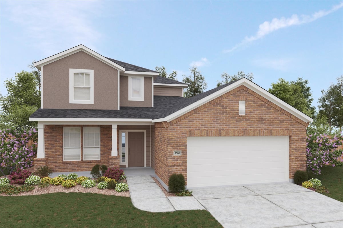 View 205 Red Wolf DR in Hunters Glen 205 Red Wolf DR - front exterior - Luxury home in Hunters Glen, Jarrell, TX