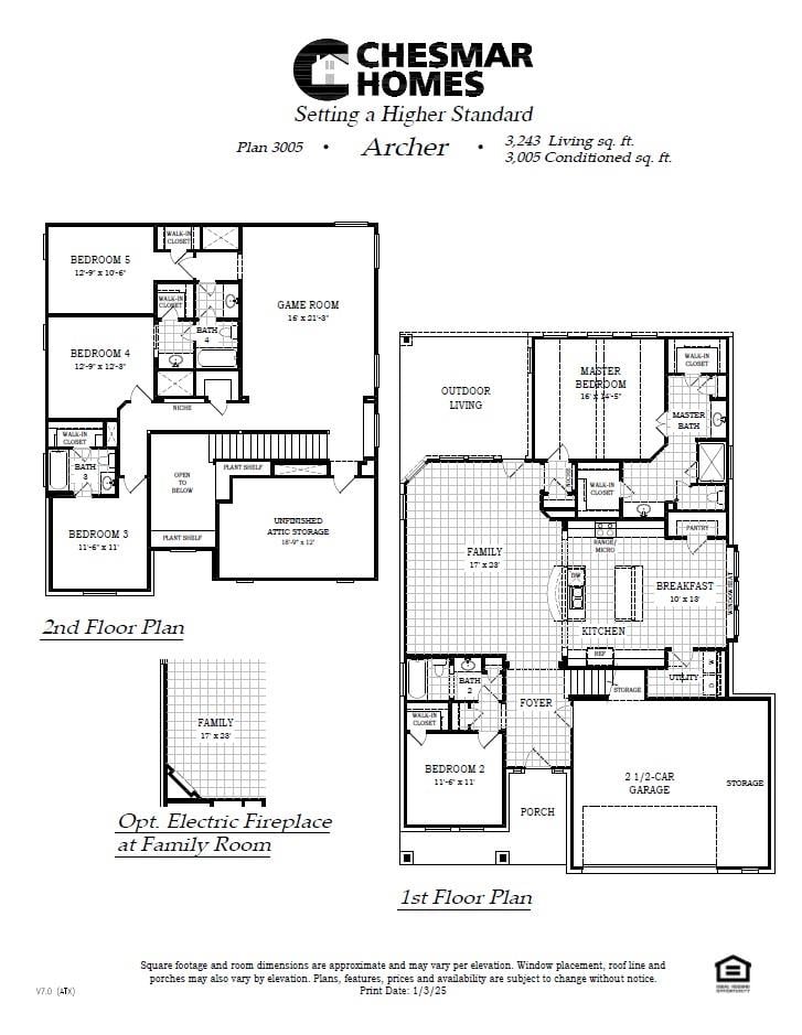 Living area at 205 West Faulkner St - 5 bed 4 bath home
