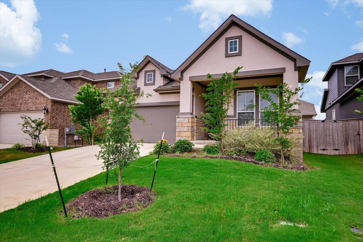 205 Wingstem WAY - front exterior - Luxury home in Nolina Sub Ph 1 Sec 2, Georgetown, TX