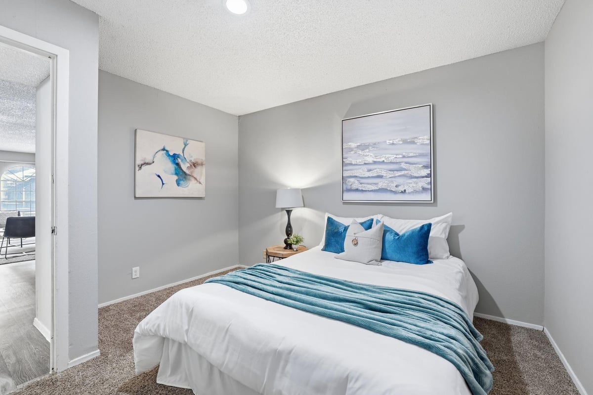Primary bedroom - 101 E 33rd St Unit #206 Primary bedroom at 101 E 33rd St Unit #206 - 3 bed 2 bath home