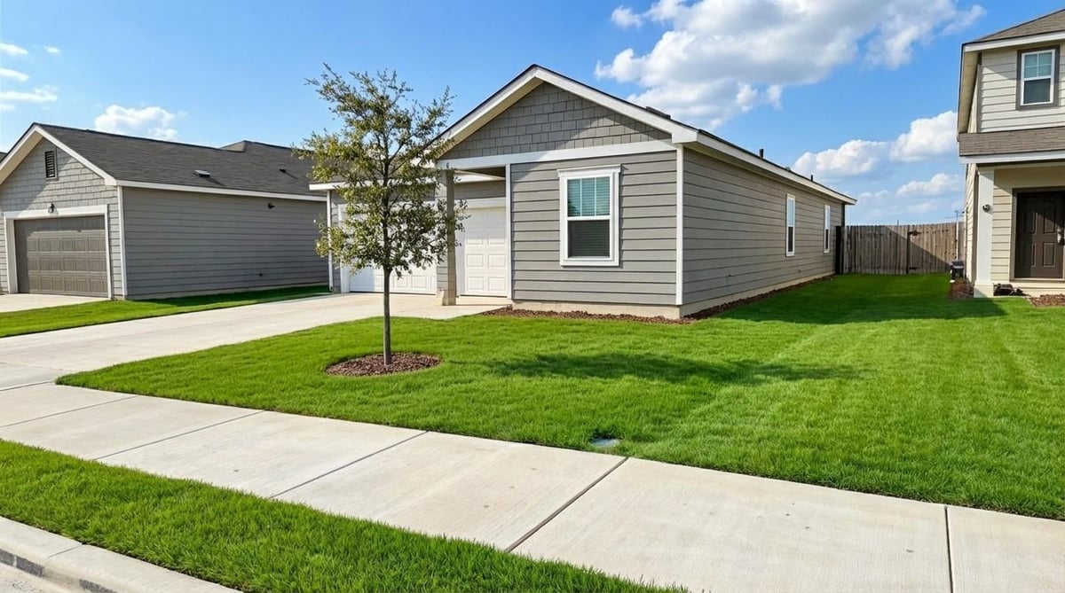 View 207 Isthmus Ln in Sunset Oaks 207 Isthmus Ln - front exterior - Luxury home in Sunset Oaks, Maxwell, TX