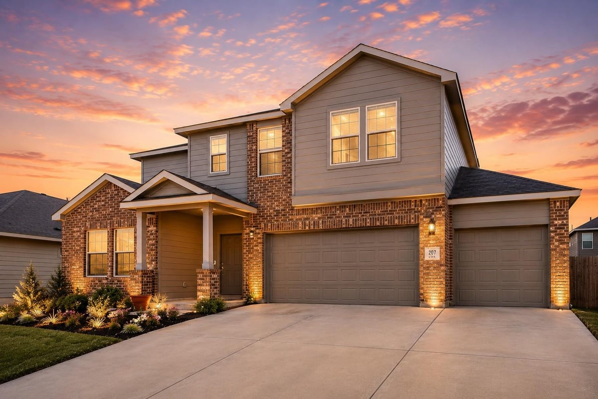View 207 Otter RD in Cool Spgs Ph Iii 207 Otter RD - front exterior - Luxury home in Cool Spgs Ph Iii, Kyle, TX