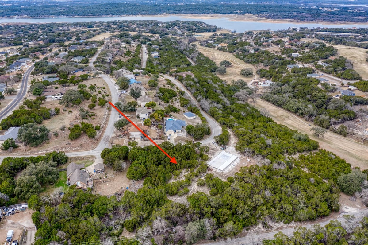 View 20702 N Ridge St in Lago Vista Country Club Estate 20702 N Ridge St - front exterior - Luxury lot in Lago Vista Country Club Estate, Lago Vista, TX