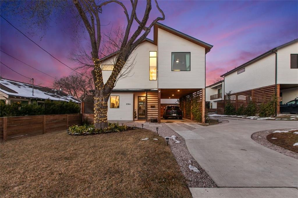 View 208 Ben Howell DR Unit #A in Dawson | Live Oak Grove 208 Ben Howell DR Unit #A - front exterior - Luxury home in Dawson | Live Oak Grove, Austin, TX